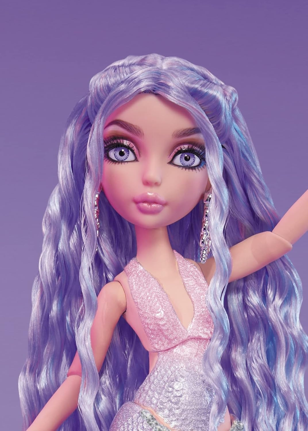 Mermaze Mermaidz - ORRA - Meerjungfrauen Puppe mit Farbwechsel-Funktion und Buntem Haar - Inkl. Glitzer-Haargel und Accessoires zum Stylen und Frisieren - Zum Sammeln - Für Kinder ab 4 Jahren