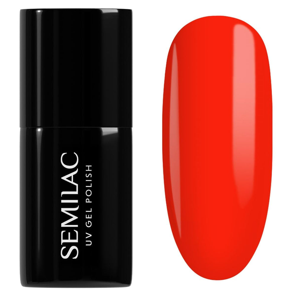 Oja UV Semilac Hybrid 447 Loco Lime 7ml Colecția Neonz
