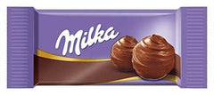Milka Naps Mix 1 X 1.702 Kg, Mini-Schokoladentäfelchen Aus Alpenmilch, Erdbeer, Haselnuss Und Crème Au Cacao Naty Shop