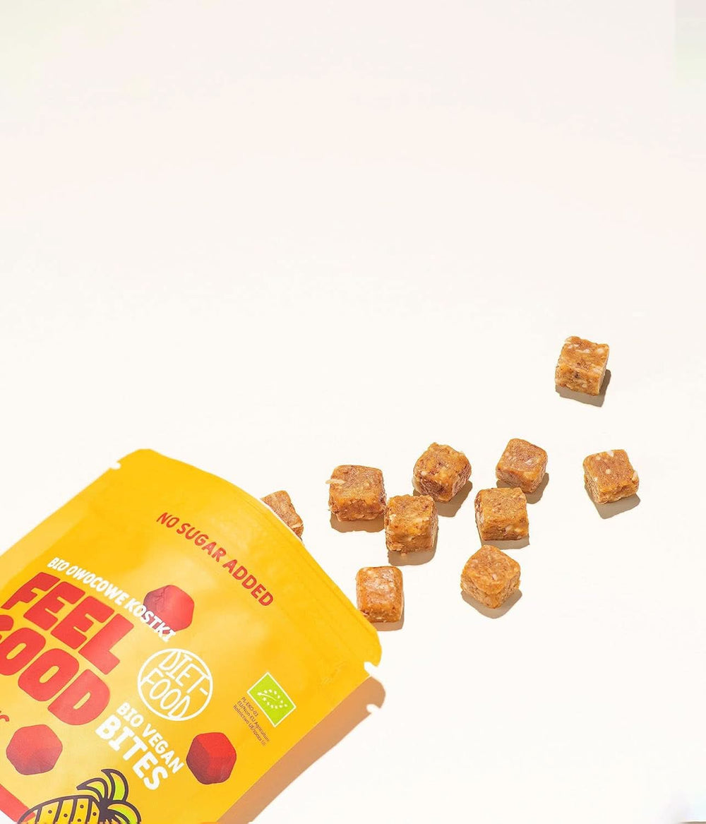 Bio-Fruchtwürfel, 100 % Frucht, 120 Gramm Naty Shop dehydrierte Produkte