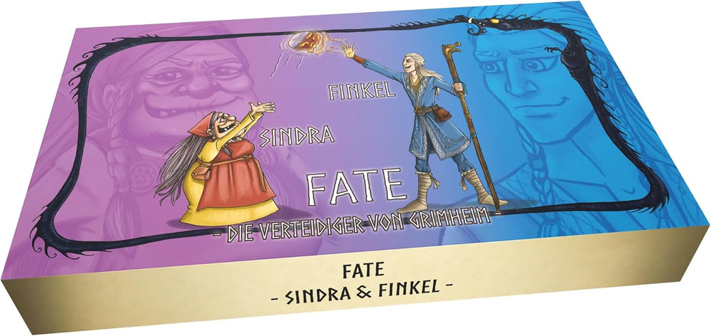 Fate: Defenders of Grimhelm, ELSNER Games, kooperatives Fantasy-Brettspiel, Tower-Defense-Strategie, 1-4 Spieler, ab 14 Jahren, episches Abenteuer, Helden und Magie, Taktikspiel, FryxGames