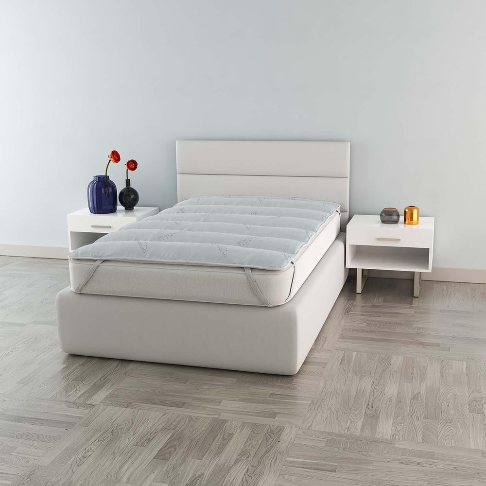 MB Home Italia, Topper, Thermocontrol, Double 160X195 Cm Plapumi si pilote Naty Shop Mic dublu 120X195 Cm Bioceramică