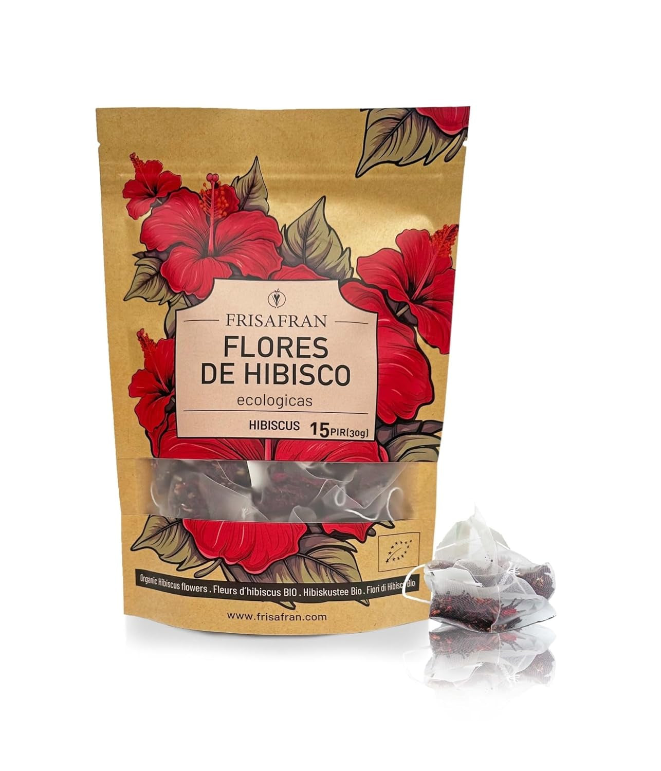 FRISAFRAN | Ceai verde organic Mint Gunpowder în piramide 30 unități | 60G | Antioxidant | Ceai verde japonez | Digestiv | Băutură răcoritoare | Infuzie de mentă | Ceai pur | Frunze de mentă | Cald-rece