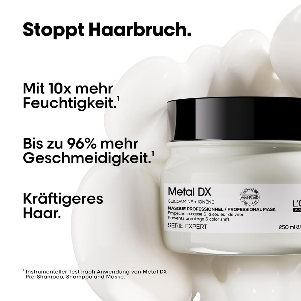 L'Oréal Professionnel Pentru păr vopsit, Culori și strălucire radiante, Gama Expert, Metal DX Masca de par Naty Shop