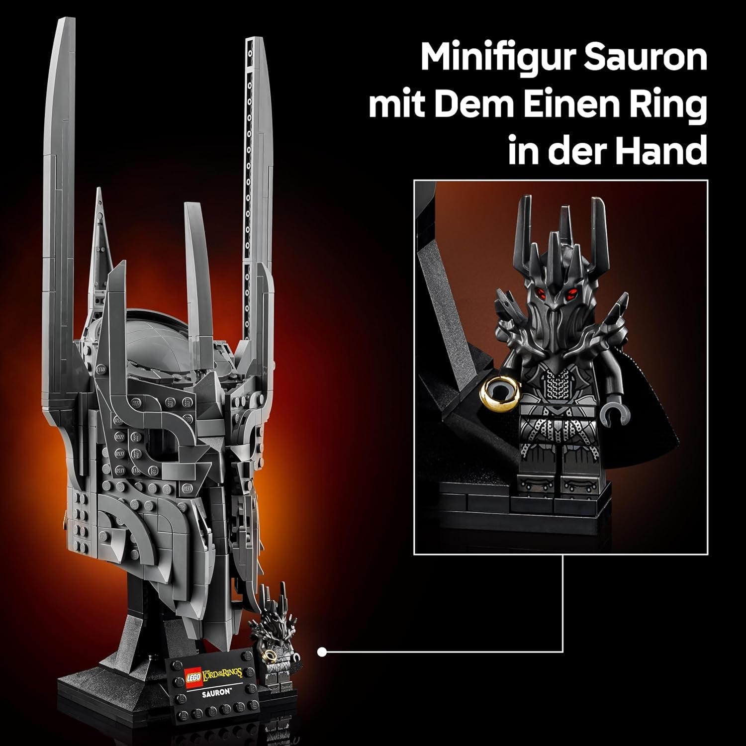 LEGO Icons 11373 Der Herr der Ringe: Saurons Helm, bauset