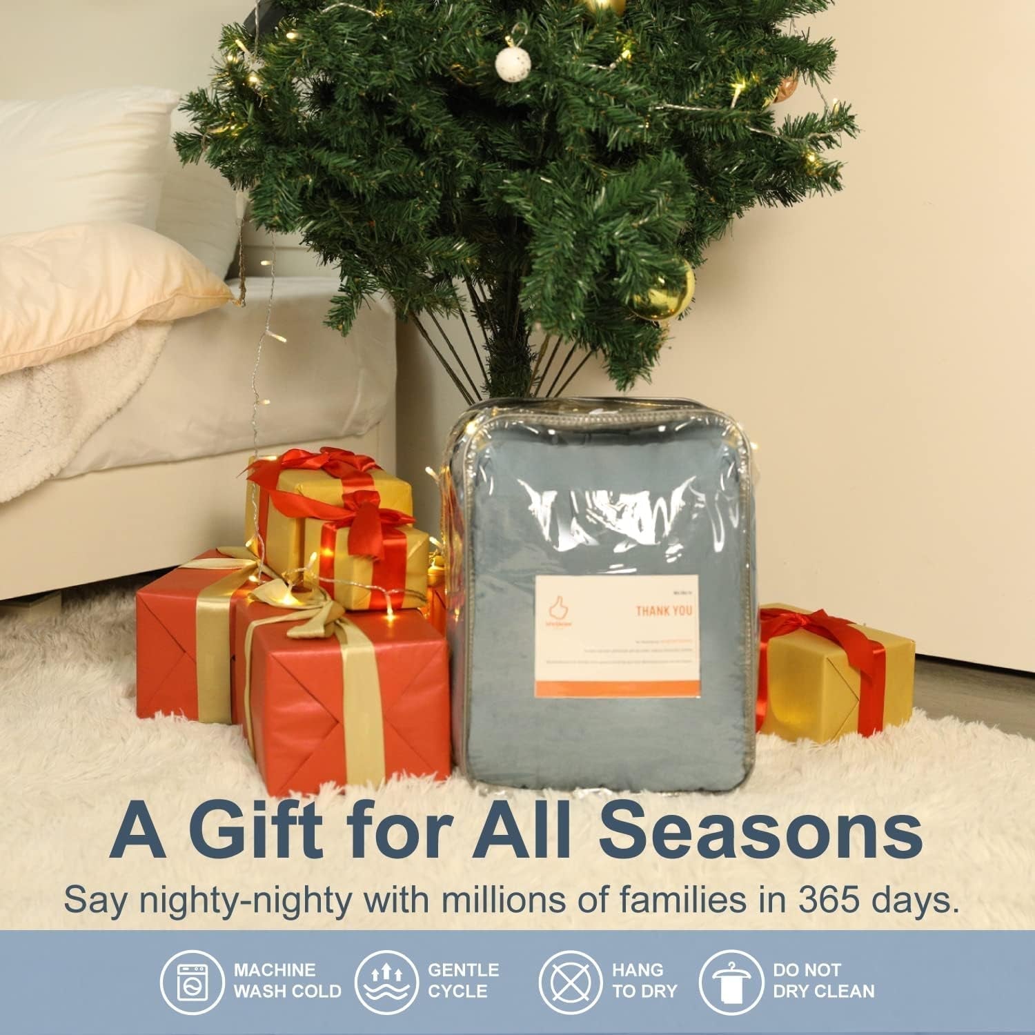 Winthome Pătură ponderată cu capac de plapumă 150X205Cm 10.4Kg, pătură ponderată confortabilă, pătură de terapie anti-stres, pătură grea pentru somn profund și recuperare mai bună, pătură grea pentru adulți (gri) Paturi si Cuverturi Besuche den Winthome-Store