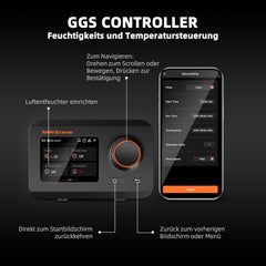 Dezumidificator SPIDER FARMER, Dezumidificator pentru plante de 12L cu control al umidității, Control prin aplicație, Funcție de temporizator 24H pentru corturi de creștere, Dezumidificator electric pentru grădini interioare, apartamente și subsoluri