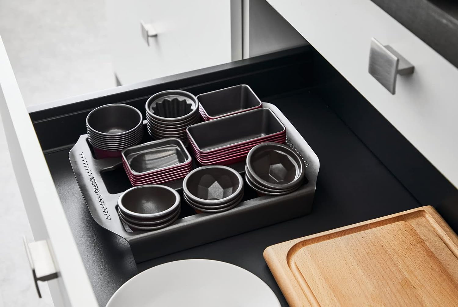 Tefal Creabake J3040104 Kuchenform, 9 Mulden, Antihaftbeschichtung, Austauschbar, Perfektes Backen, Kreative Und Leckere Rezepte, Nicht Kompatibel Mit Cake Factory, Creabake Matrite si tavi pentru copt Naty Shop