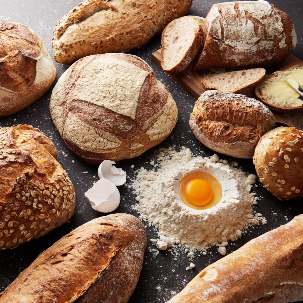 Philips 7000 Series Küchenmaschine – 5,5 Liter, 1000 Watt, 8 Geschwindigkeiten, Proknead Technologie, Rezepte, LED Smart Timer, Knethaken, Schneebesen Und Rührbesen (HR7962/01) Mutter und Kind Naty Shop