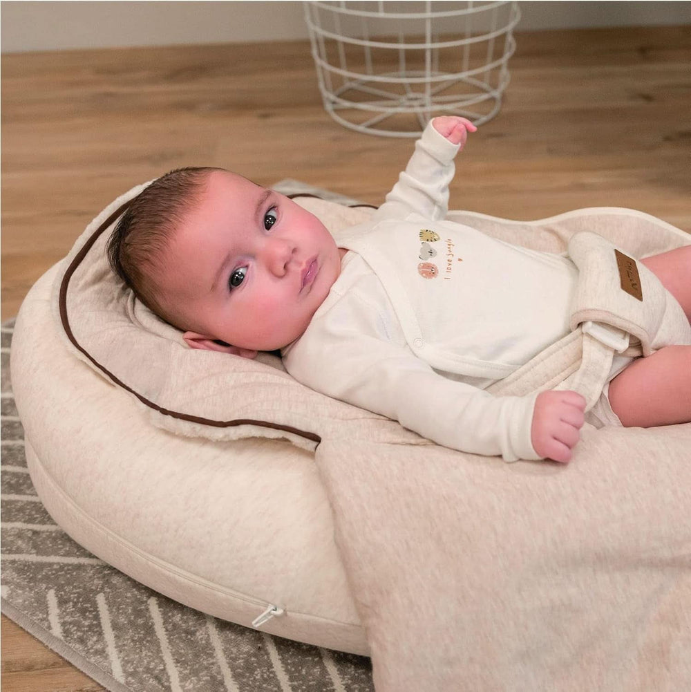 Multifunktionales Stillkissen, 4 in 1, Soft Nova, beige, Einzelkissen: 202 cm, Sessel, 40 x 75 x 22 cm Zubehör Essen und Stillen Bebe Naty Shop