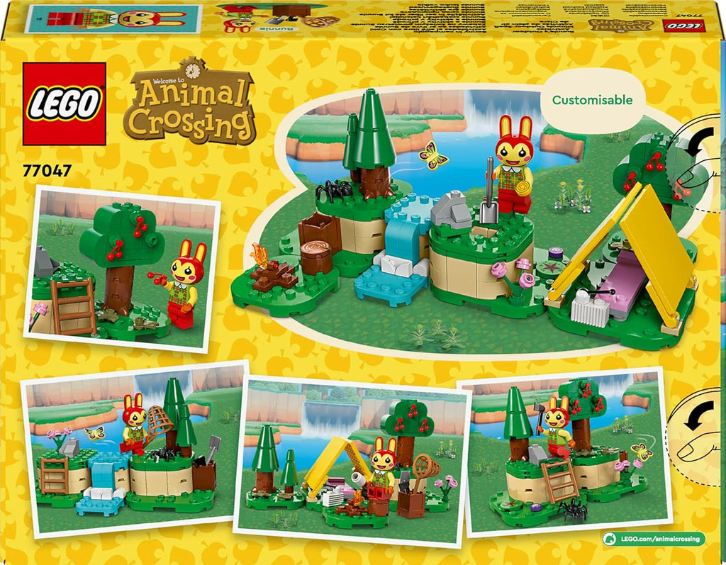 LEGO Animal Crossing Mimmis distracție în aer liber, jucărie creativă pentru copii, set de animale cu figura iepurelui din jocul video, cadou pentru fete și băieți de la 6 ani 77047 Seturi de constructie Besuche den LEGO-Store