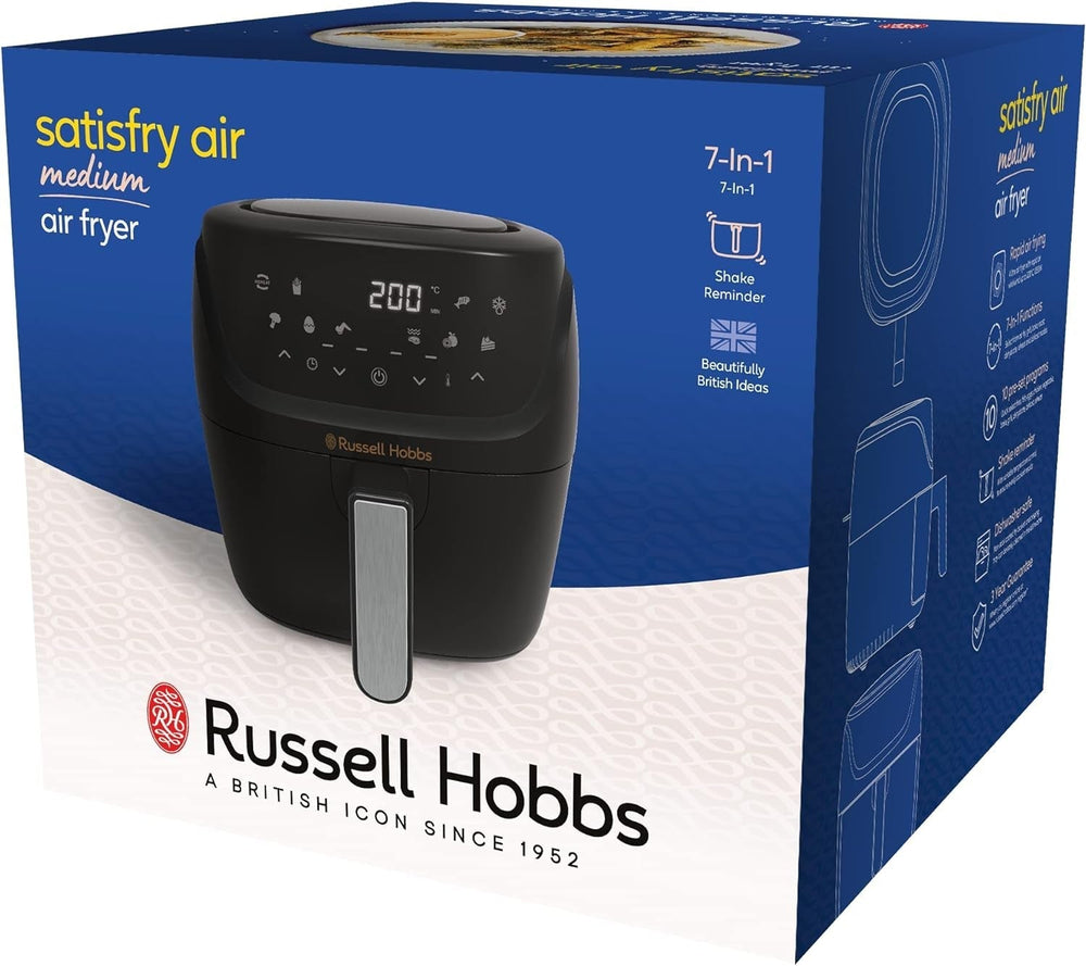 Russell Hobbs Air Fryer L 4L Rapid Airfryer, 7 Kochfunktionen, 10 Programme Haushaltsgeräte Naty Shop