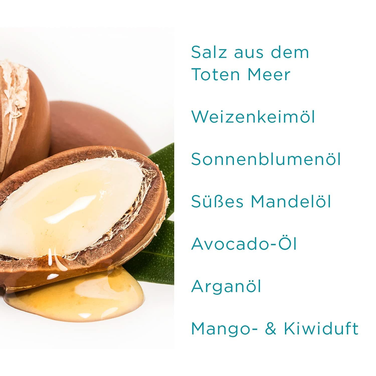 Pranaturals, Körperpeeling mit Salz aus dem Toten Meer, 500 g Naty Shop