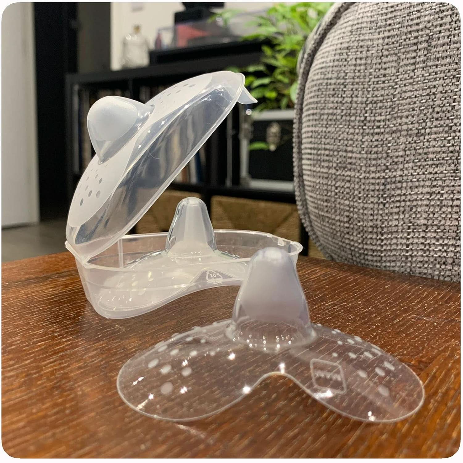 MAM Stillhütchen Größe M (Ø 20 Mm) Im 2Er-Set, Extra Weiche Brusthütchen Zum Schutz Beim Stillen, Brustwarzenschutz Für Maximalen Hautkontakt Zwischen Mutter Und Kind Accesorii Hrana si Alaptare Bebe Naty Shop