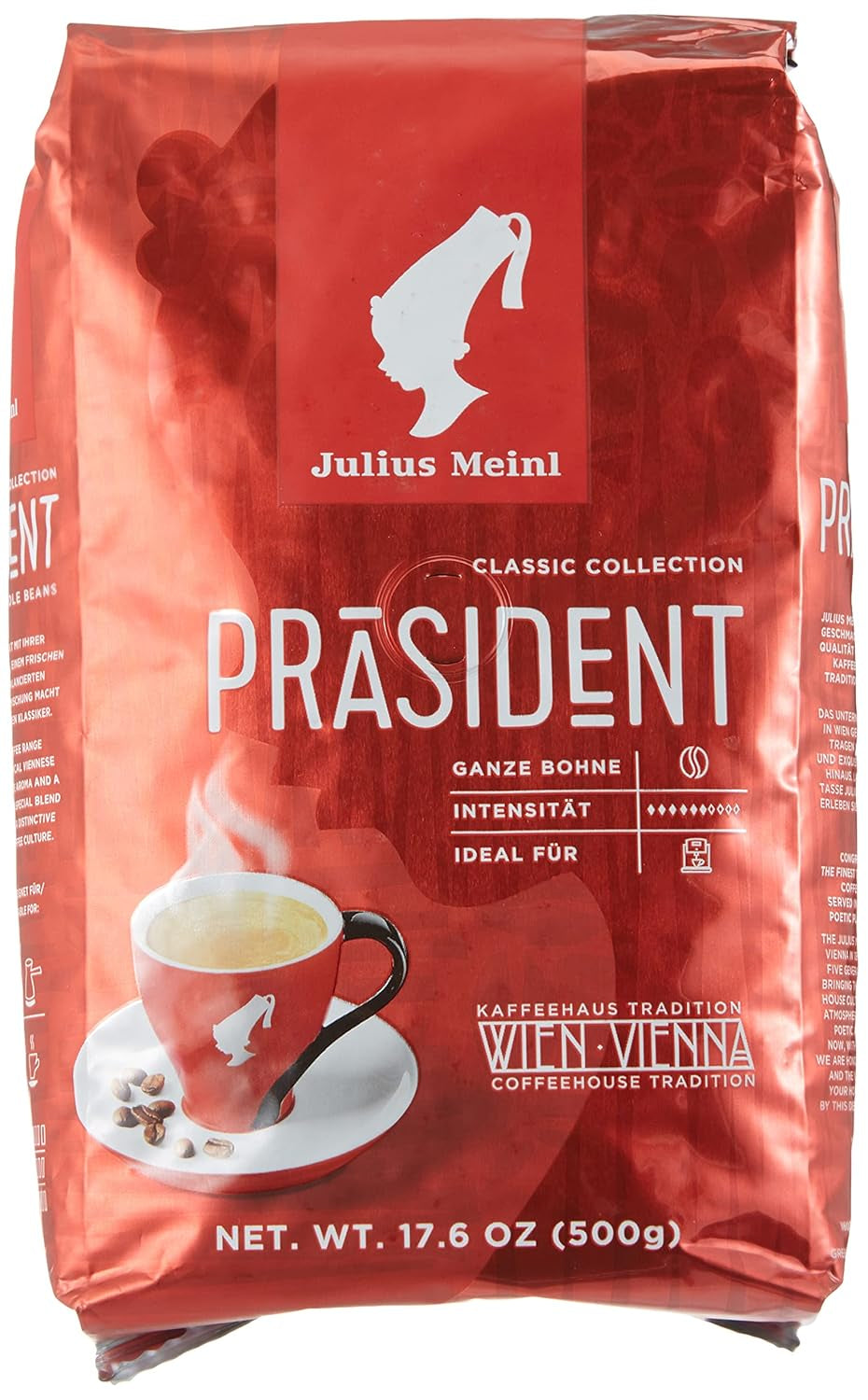 Fasole întreagă President, pachet de 2 (2 x 500 g)