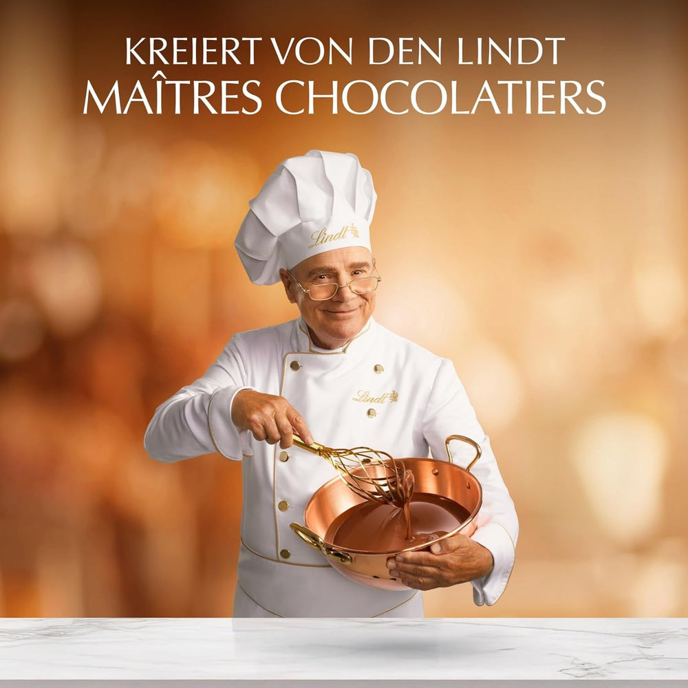 Ciocolată Lindt | Pliculeț de ciocolată cu lapte NUXOR | 103g | Cuburi cremoase de ciocolată cu lapte Gianduja cu alune de pădure prăjite | Cadou de ciocolată