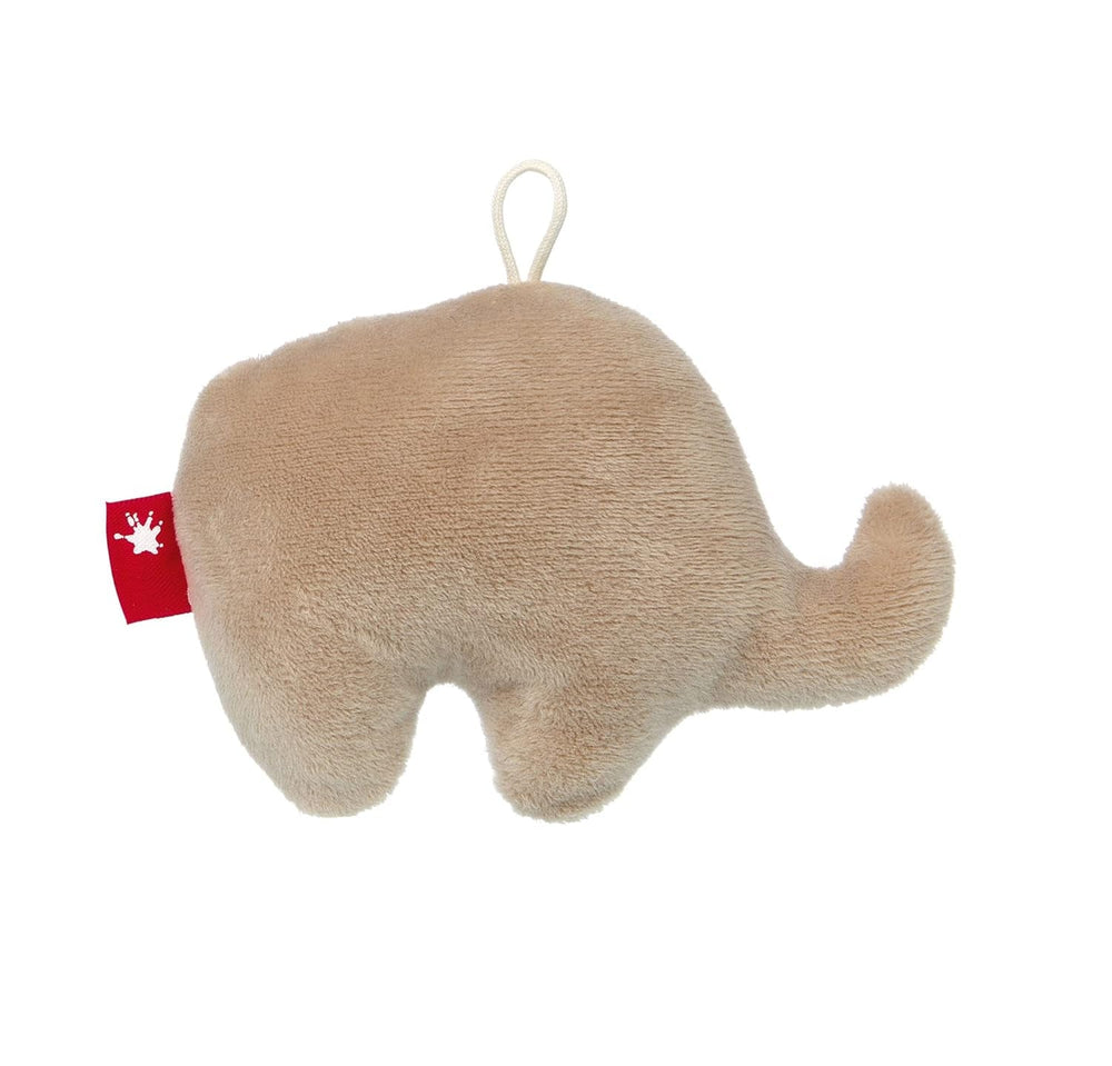 Elefant de prindere SIGIKID, jucărie pentru copii RedStars, cu zornăitor: prinde, descoperă, joacă, pentru copii de la naștere, nr. articol 42951, bej-gri 13 cm Jucarii Bebe Naty Shop