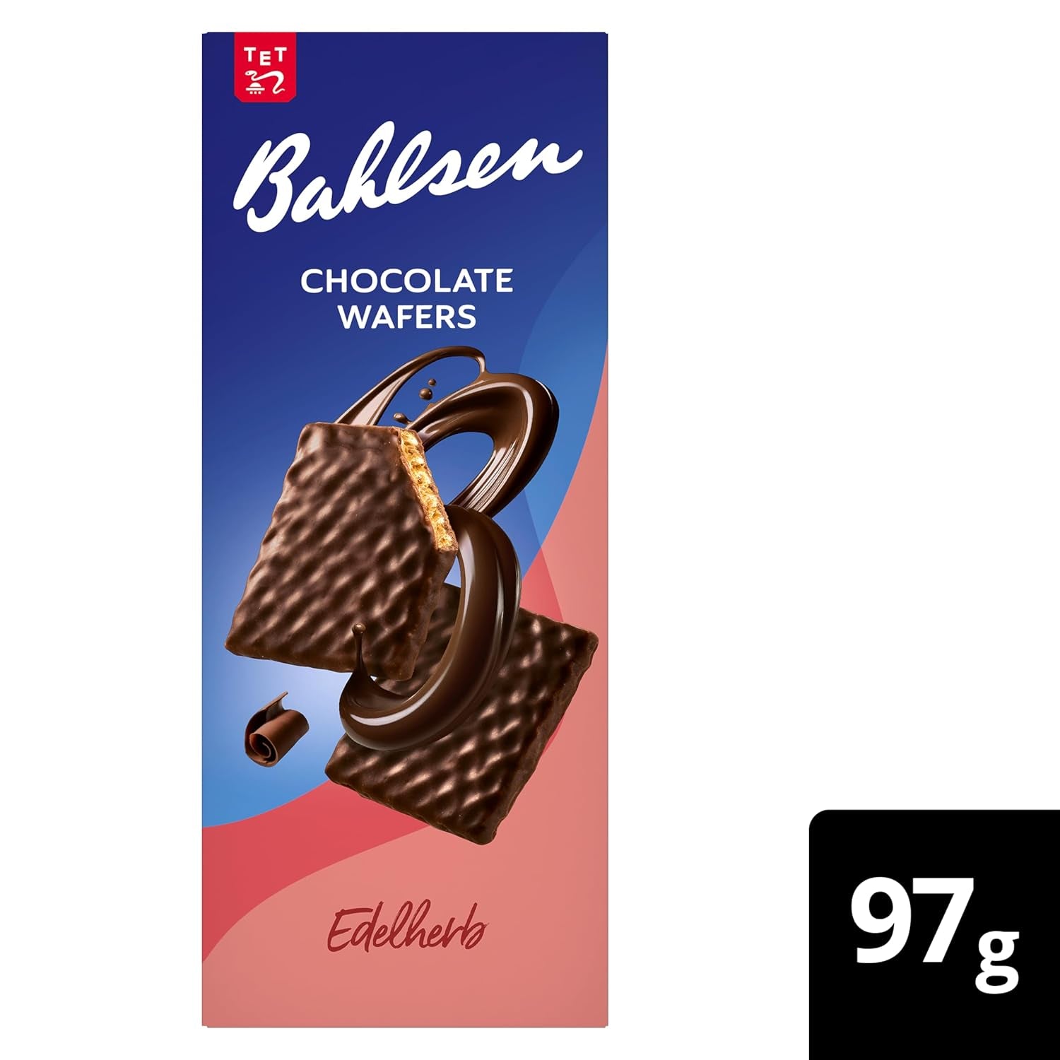 Napolitane de ciocolată BAHLSEN Edelherb - Napolitană cu ciocolată Edelherb (1 x 97 g)
