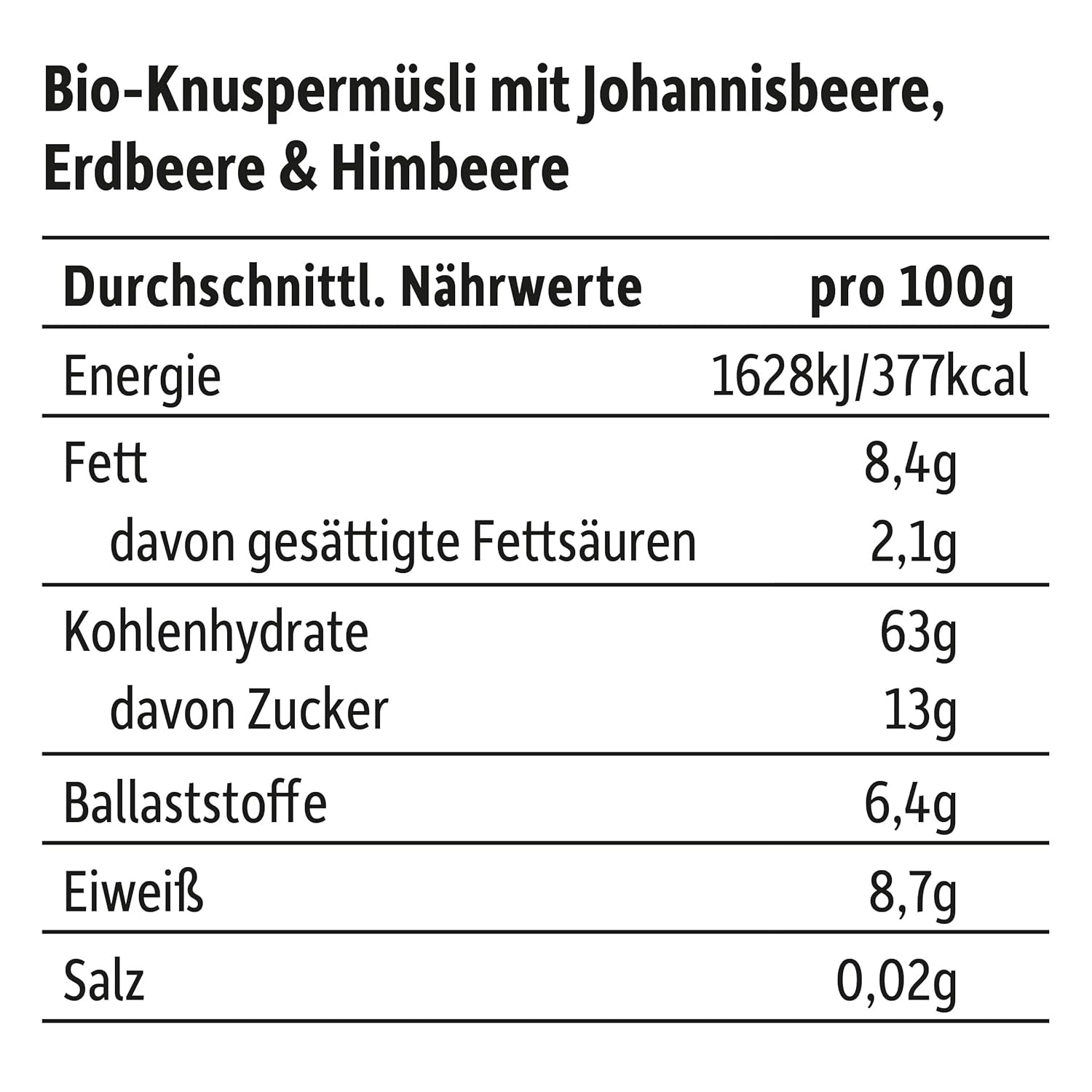 FRECHE FREUNDE Muesli organic pentru micul dejun, mix crocant de muesli cu fructe de pădure Edda's, pentru școlari, cu căpșuni liofilizate, vegan, pachet de 6 (6 x 280g)