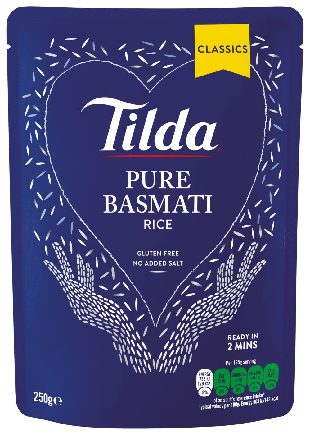 Tilda gedämpfter Basmatireis, 6er Pack (6x250g)