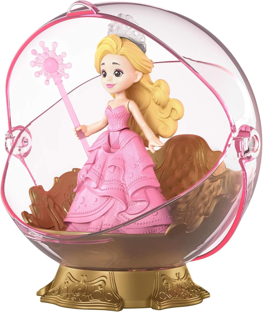 Mattel Universal Pictures Bula Plutitoare a Glindei Rea, Set de Joacă cu Vehicul și Păpușă Mică Glinda în Aspect Familiar, Inspirată de Film, JFM25, [Multicolor]