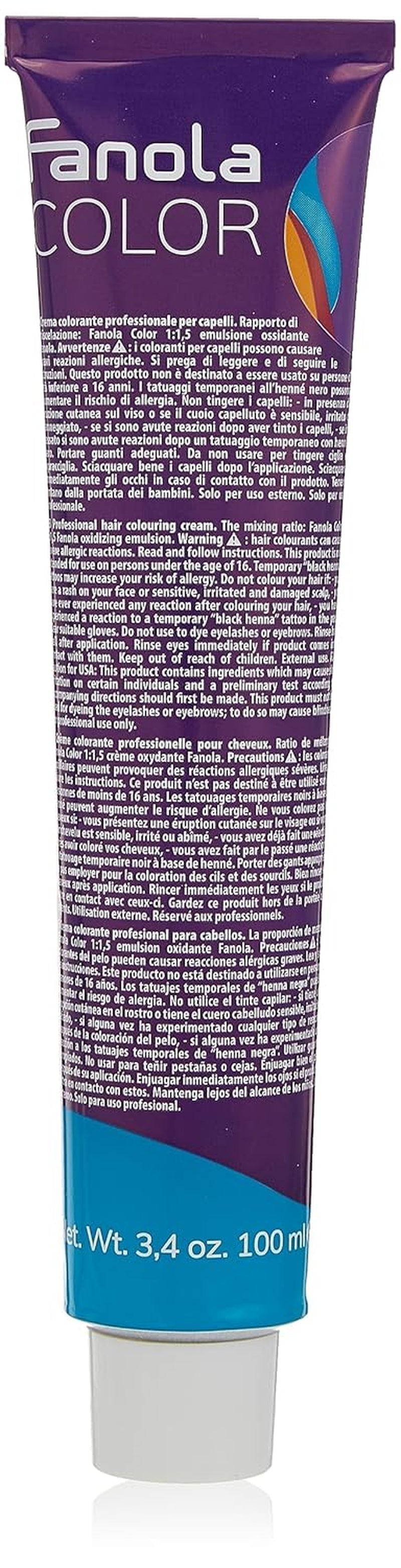 Fanola crema colore Cremă colorantă 7.0 Blond, 100 ml