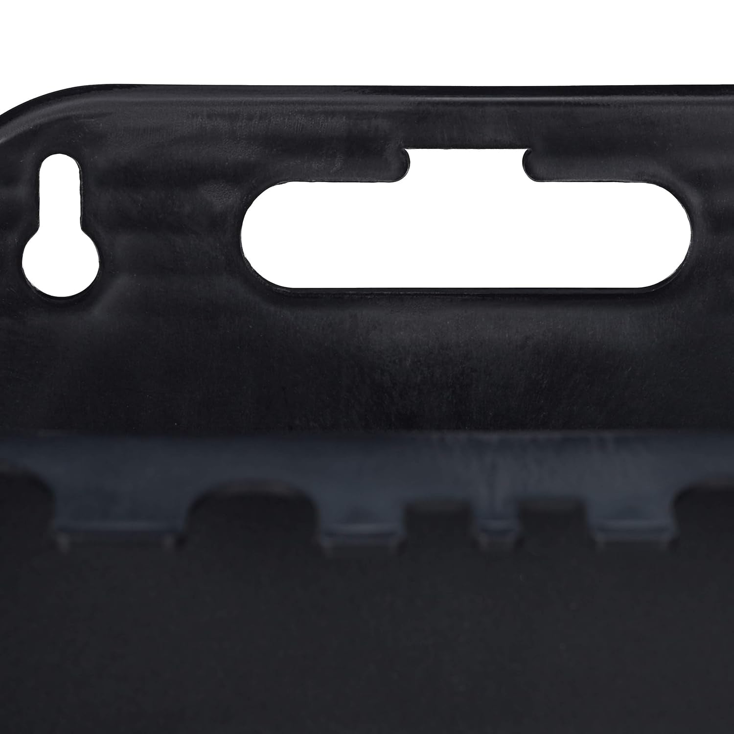 Suport furtun Relaxdays, suport furtun montat pe perete din plastic, dispozitiv de agățare pentru furtun de grădină, înălțime 14 x 24 x 16 cm, negru