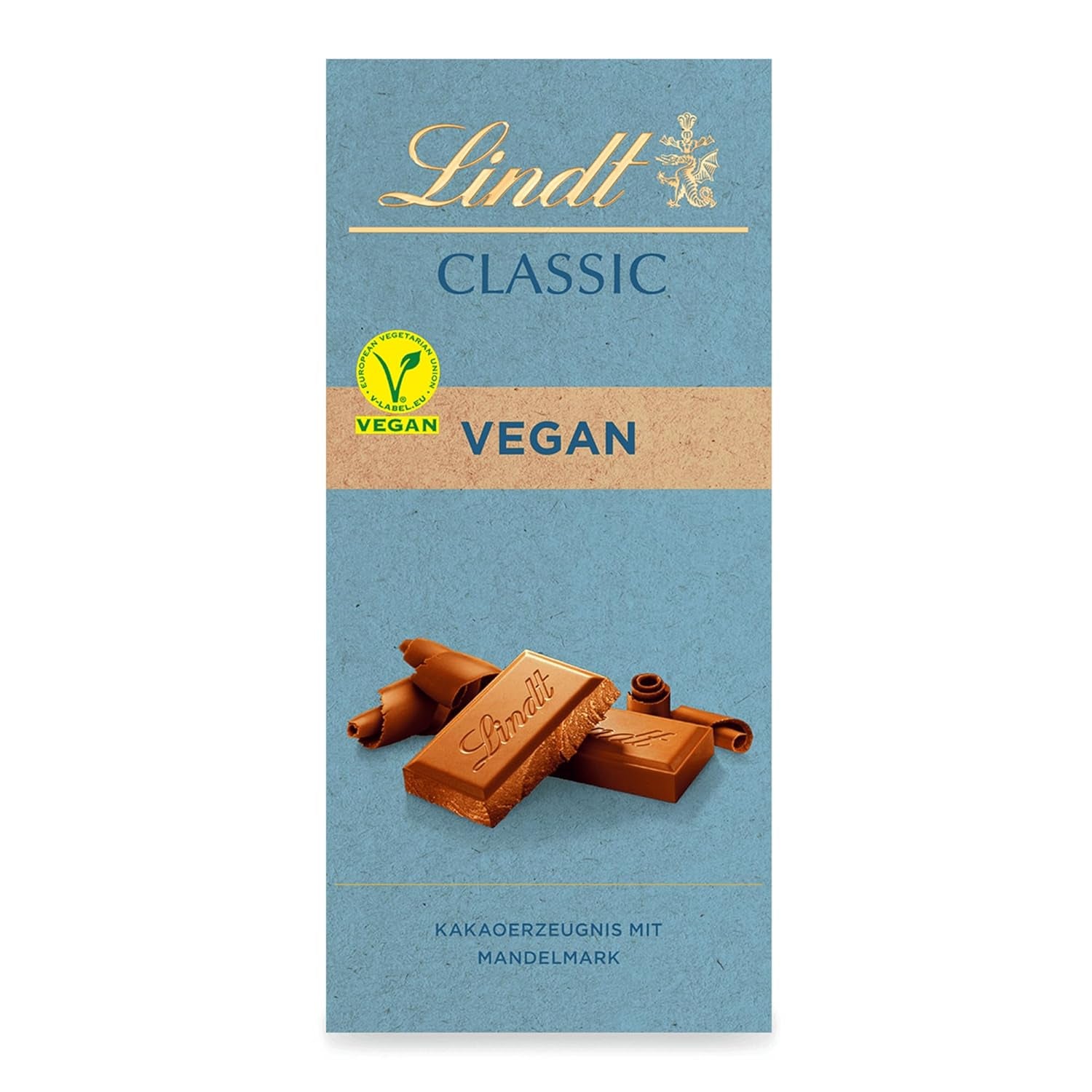 Ciocolata Lindt cu lapte integral fara zahar adaugat și fără gluten, 100 grame Bomboane de Ciocolata Naty Shop 100 grame Vegan Pur
