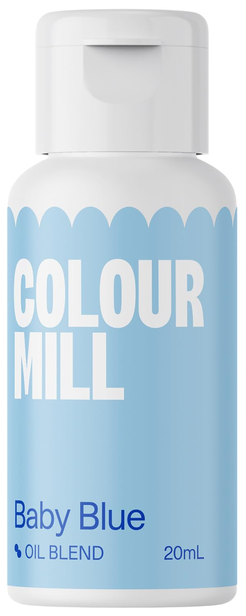 Colorant alimentar pe bază de ulei Oil Blend, 20 ml Naty Shop Baby Blue 20 ml