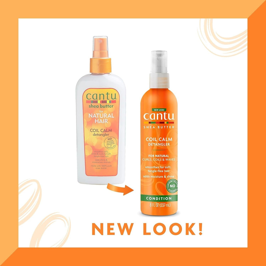Cantu Coil Calm Produs pentru descurcarea parului Detangling Spray, Shea, păr creț, 237 ml Produse pentru descurcarea părului Naty Shop