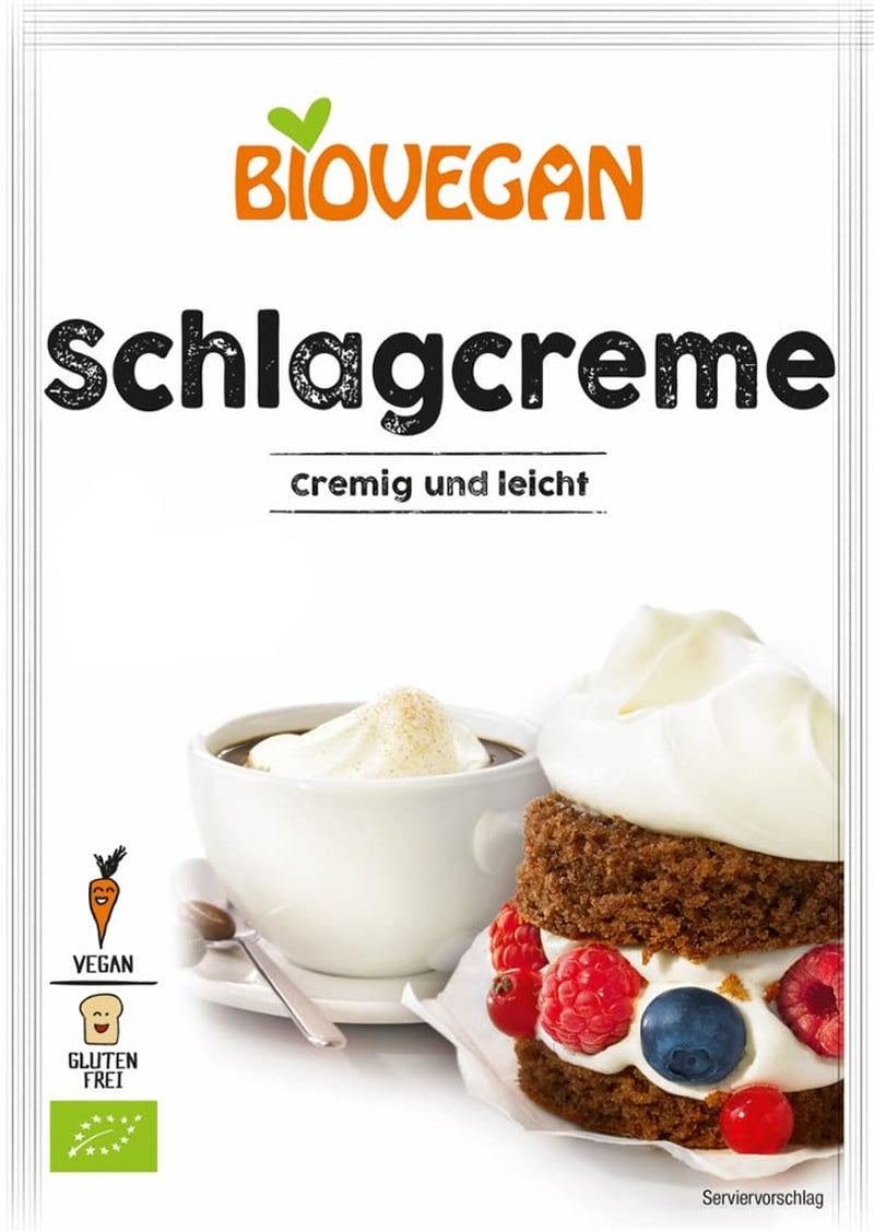 Schlagcreme vegan glutenfrei