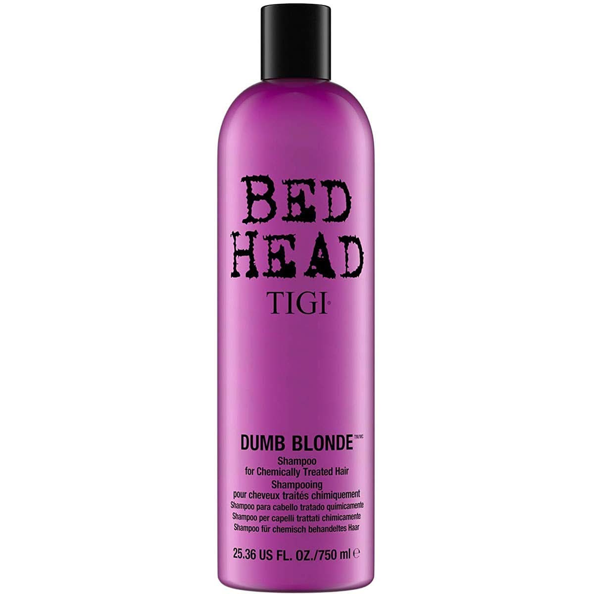 Bed Head von TIGI Dumb Blonde, Shampoo für chemisch behandeltes Haar, 750 ml Dusche und Bad Naty Shop