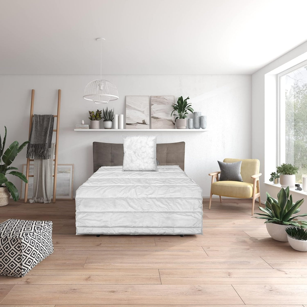 Traumnacht Green Basisbettgarnitur bestehend aus einer Steppdecke für das ganze Jahr, 135 x 200 cm + Kissen 80 x 80 cm, Öko-Tex zertifiziert, hergestellt nach dem deutschen Qualitätsstandard Bettdecken und Steppdecken Naty Shop Ganzjahresbettgarnitur 135 x 200 cm