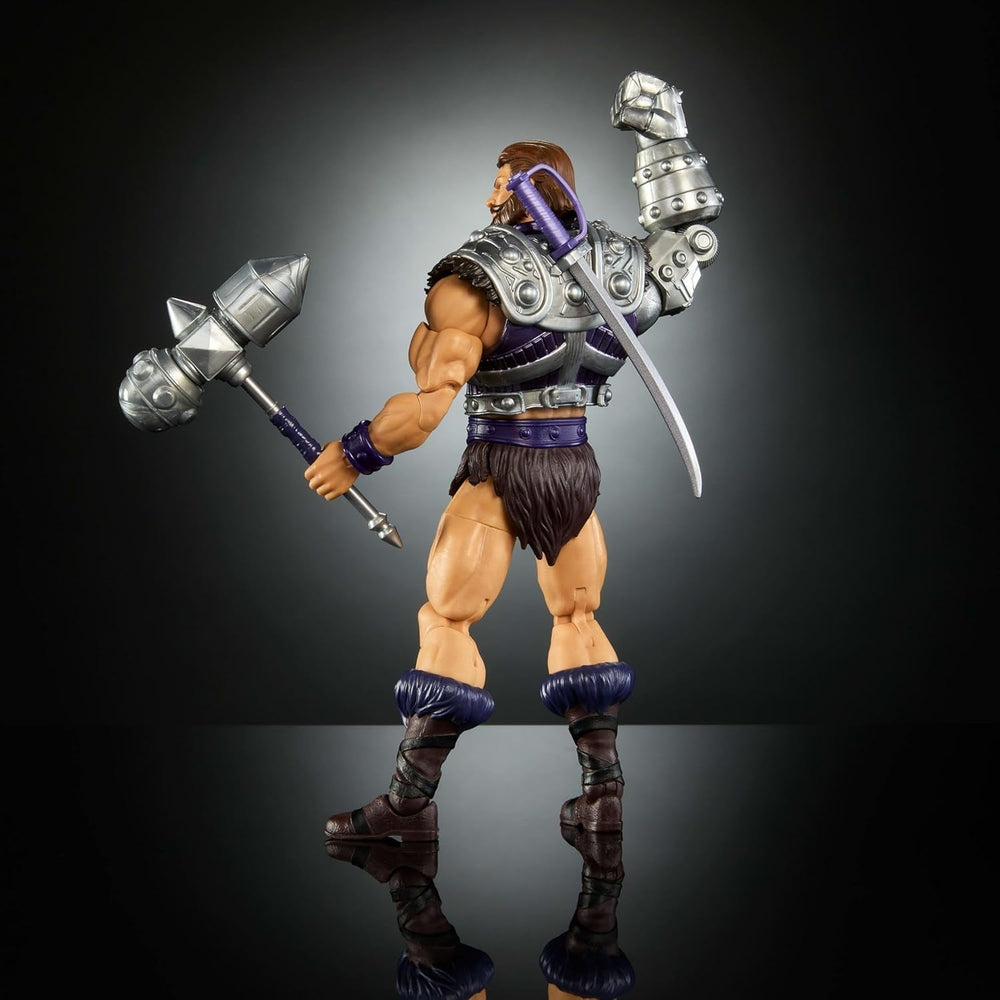 Masters of the Universe Masterverse Action Figure Aprox. 18 Cm, New Eternia Fisto, MOTU Toy Hero With Iron Fist, 30 Movement Points, JBP76, [Multicolor] Action figures Naty Shop