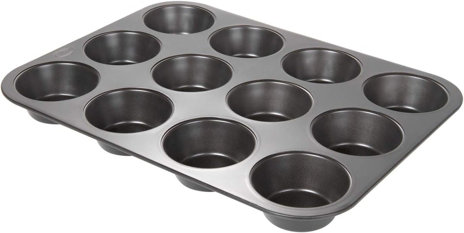 Wenco Muffinform 12Er Antihaft Backblech, Spülmaschinengeeignet, Karbonstahl – Muffinblech Für 12 Muffin – Hitzebeständig Bis 220°C, Schwarz Formen und Backbleche Naty Shop Version 2020