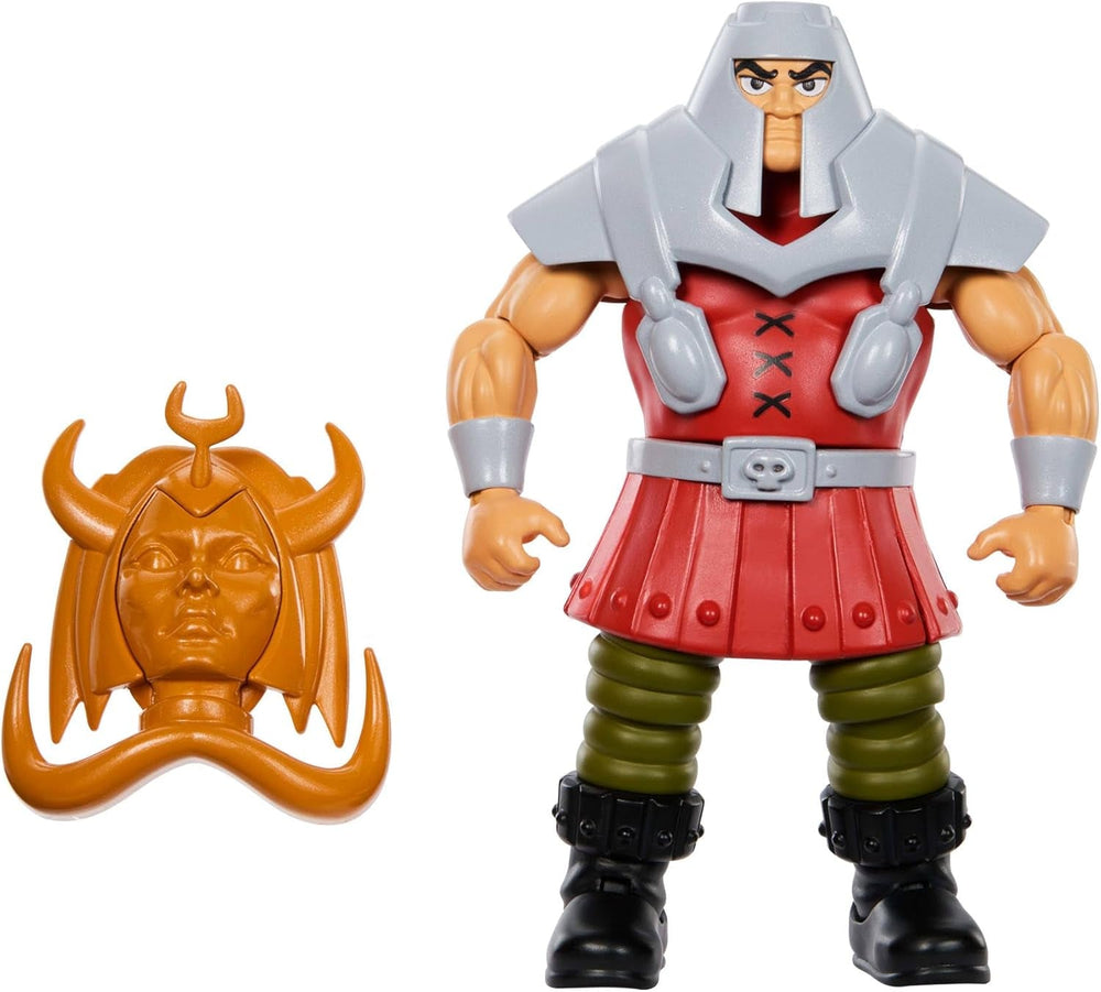 Masters of the Universe Origins Actionfigur Ram Man aus der Cartoon Collection, ca. 14 cm große MOTU Ram-Figur, 1980er-Jahre-Fernseher, detailliertes Design und Zubehör, JBM77-Actionfiguren, Naty Shop, Standardtitel