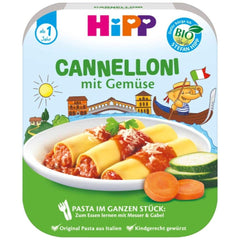Hipp Cannelloni mit Gemüse, 6er Pack (6 x 250 Gramm) Mutter und Kind Naty Shop