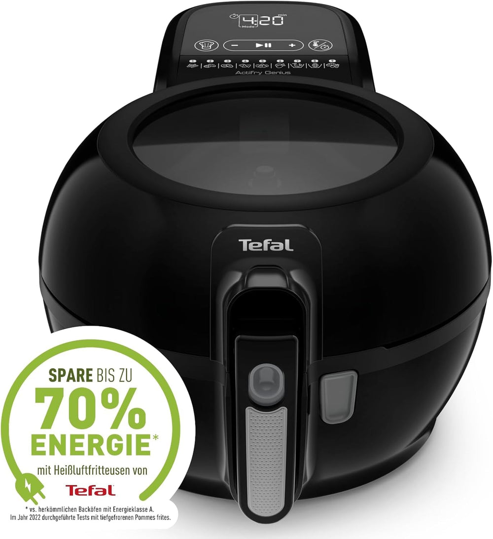 Tefal FZ7738 Actifry Genius+ Heißluftfritteuse, 1500 W, 1,2 kg, 9 automatische Kochmenüs Haushaltsgeräte Naty Shop