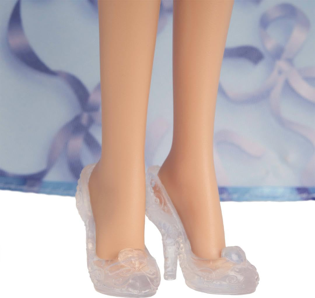 Mattel Disney Prinzessin Cinderella Geburtstag Sammelfigur Modepuppe, inspiriert vom Disney-Film, Geschenke für besondere Anlässe für Kinder und Sammler, JCR78, [Mehrfarbig]