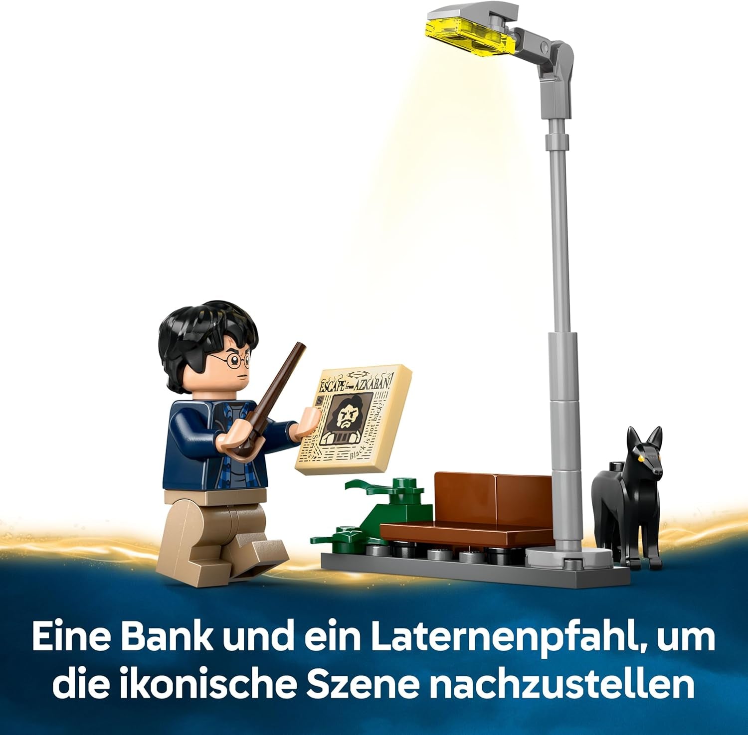 LEGO Harry Potter Abenteuer mit dem Fahrenden Ritter - Spielzeug aus der Zauberwelt mit 5 Minifiguren und Zubehör mit Zauberstäbe – Geschenk für Mädchen und Jungen ab 8 Jahren – 76446