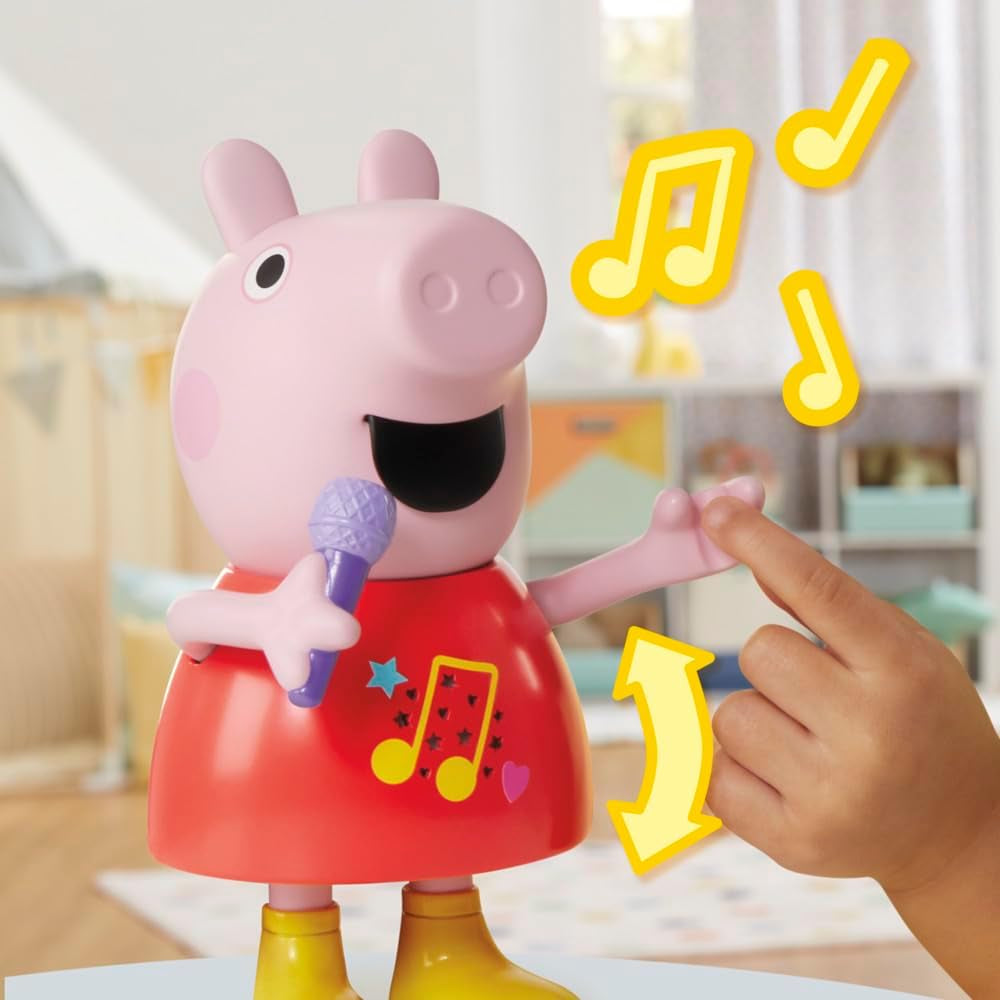 Peppa Pig, Peppa Musical-Puppe, spanische Version, Farbe (Hasbro G05185N0)
