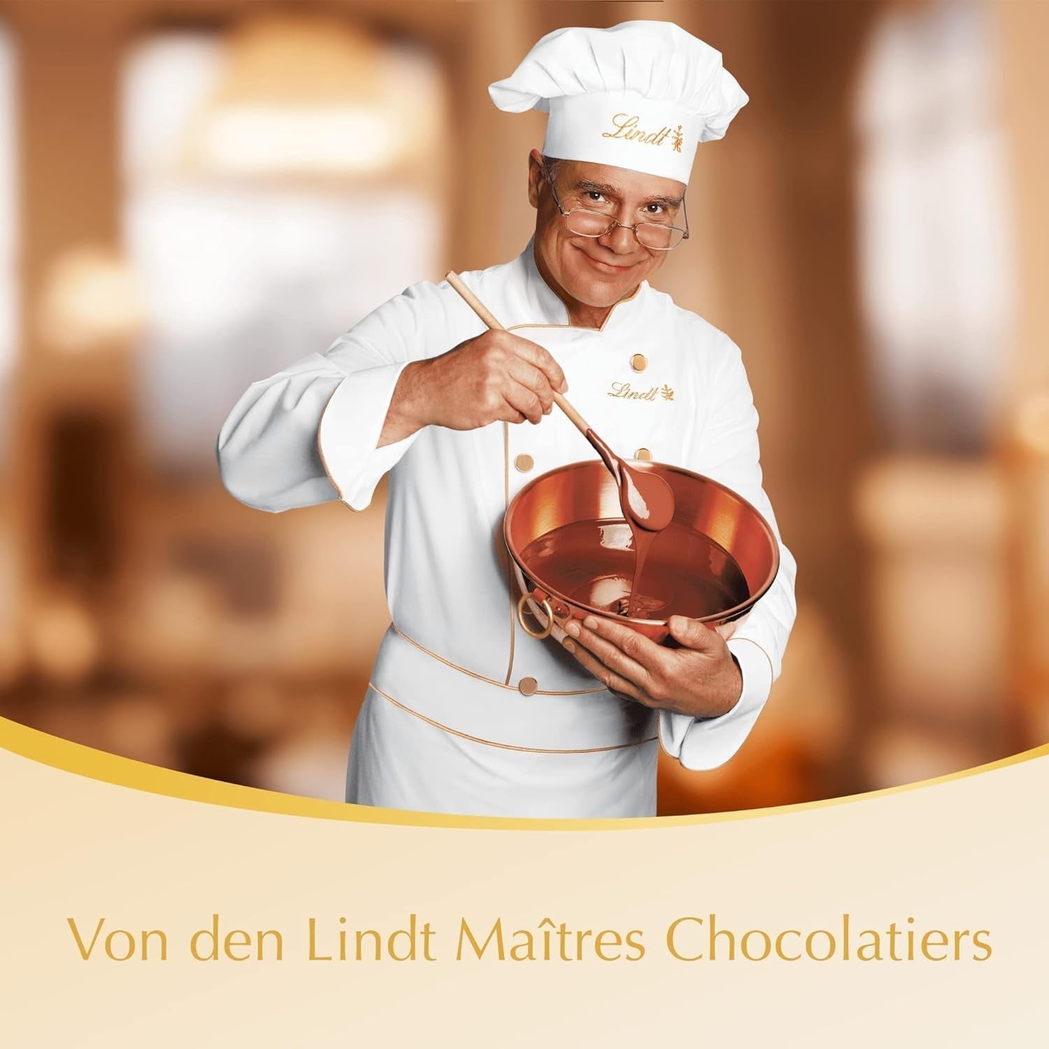 Lindt Marc De Champagne 56 Vollmilchschokoladen mit raffinierten Füllungen mit Alkohol 70 Gramm Naty Shop Chocolates