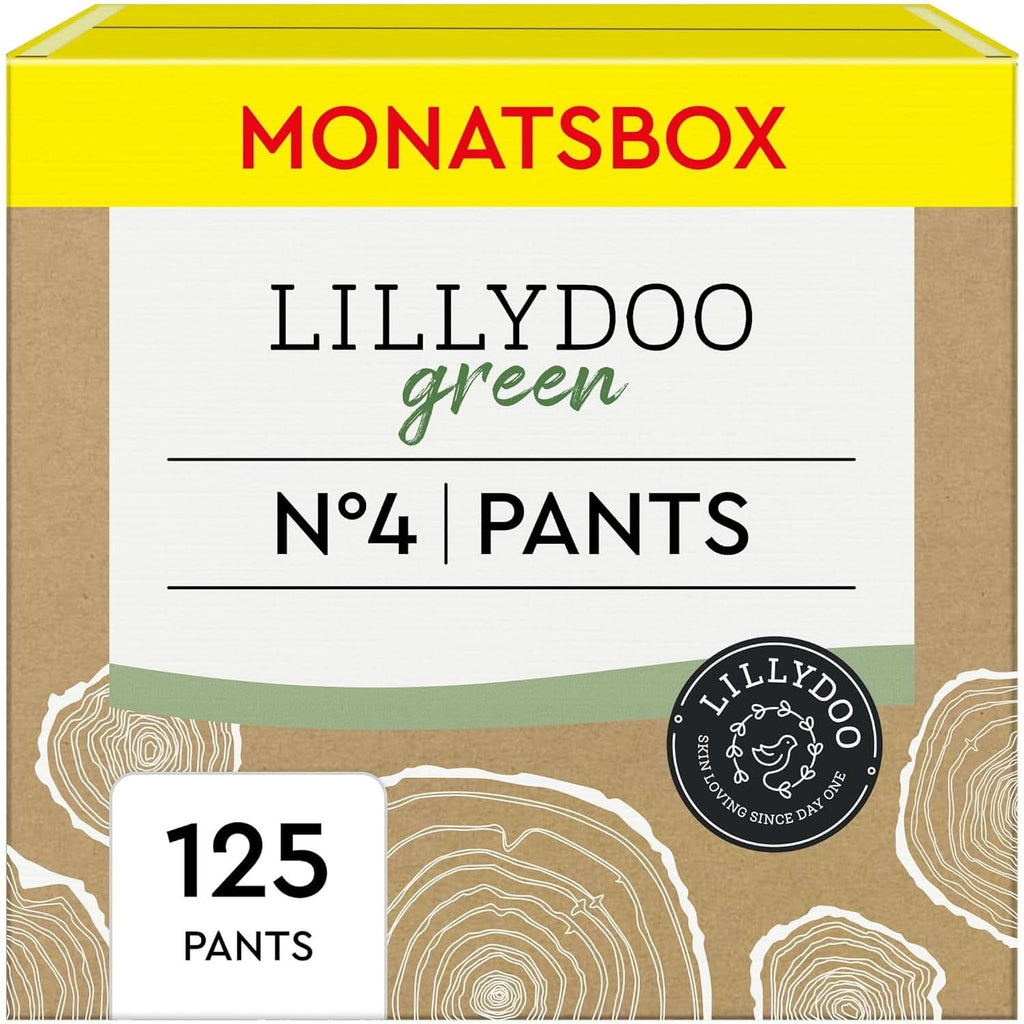 Pantaloni ecologici LILLYDOO, diverse marimi Mama si Copilul Naty Shop Marimea 4 (125 bucati)