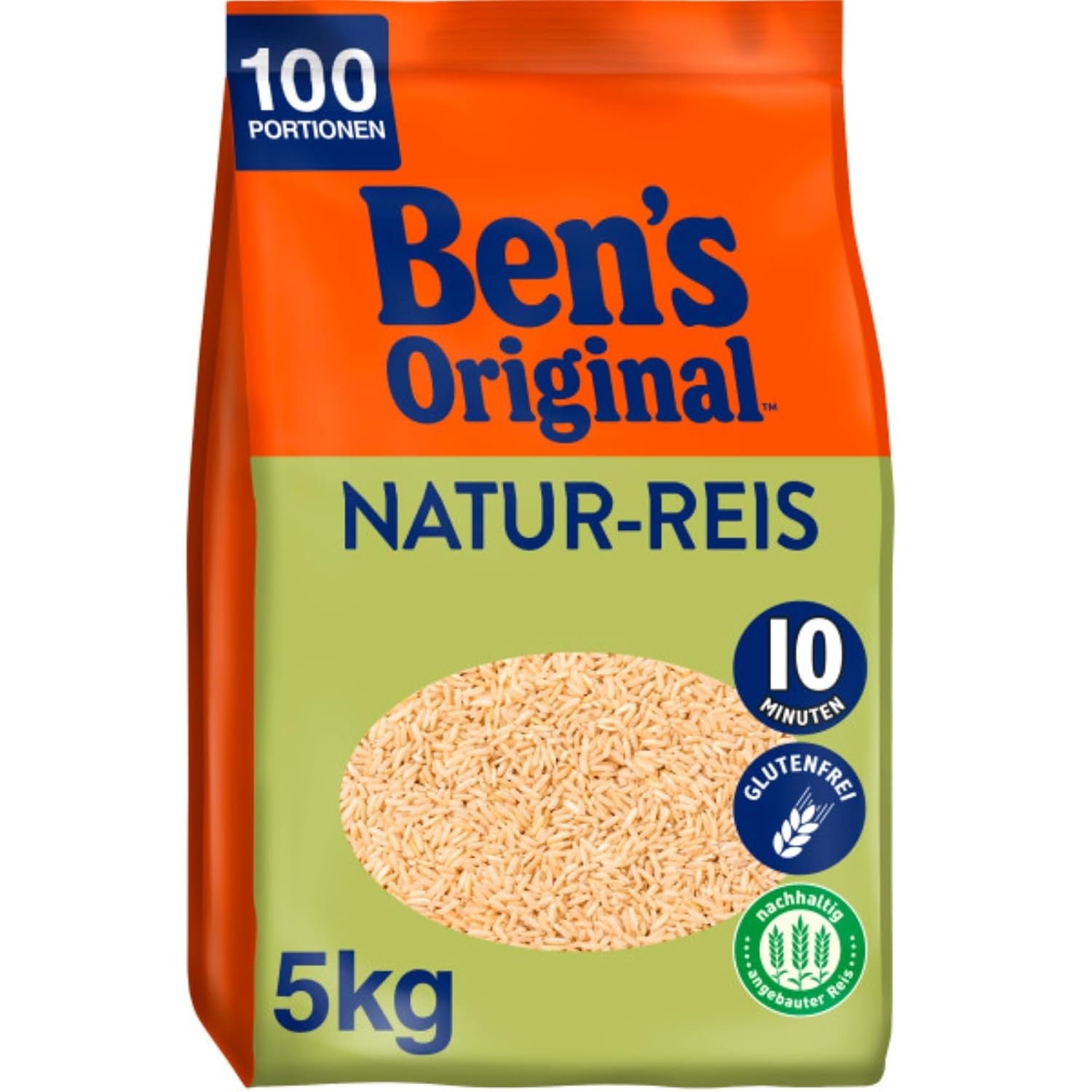 BEN'S ORIGINAL™ Naturreis im Beutel, 9 x 500 g