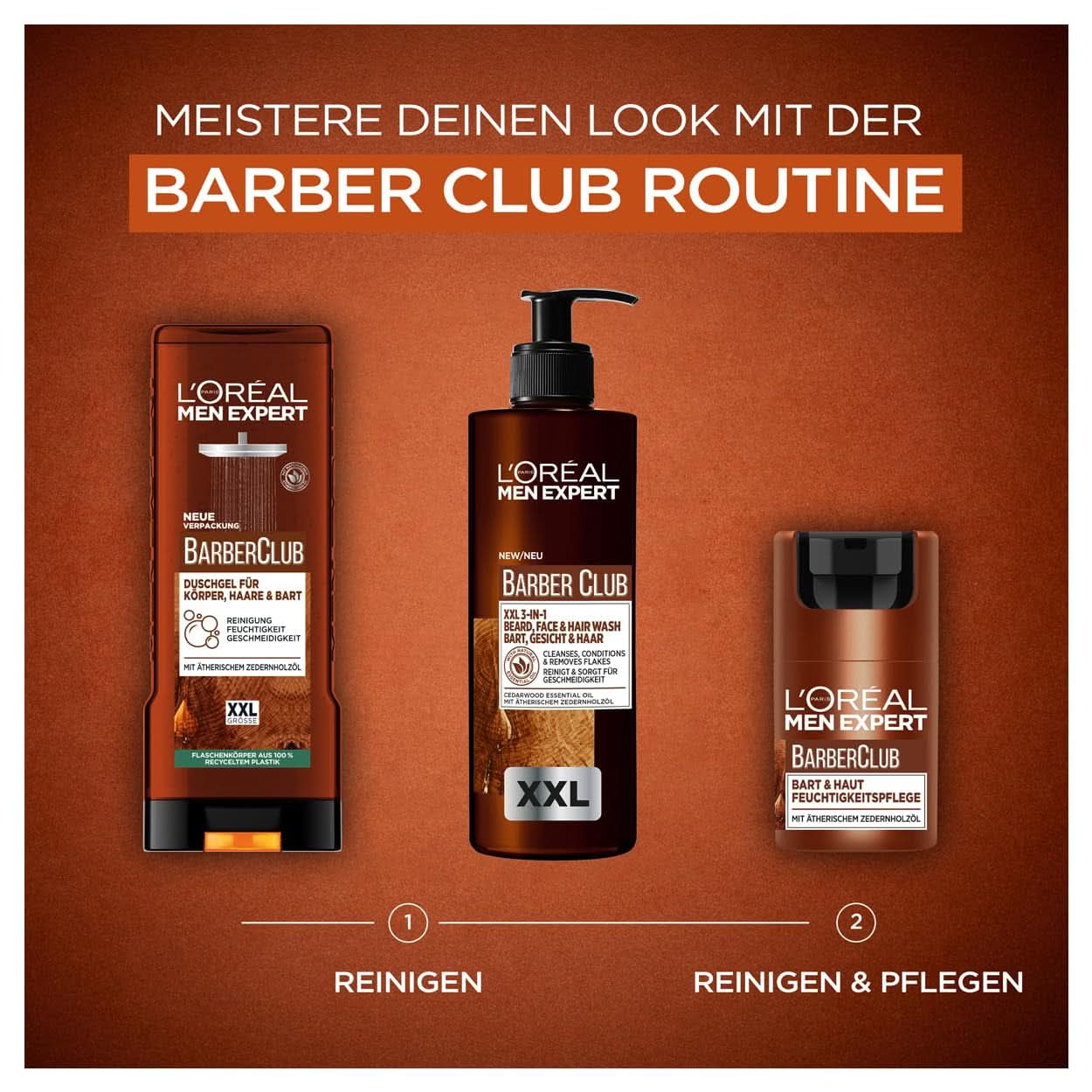 L'Oréal Men Expert XXL Duschgel und Shampoo für Männer, 400 ml Naty Shop