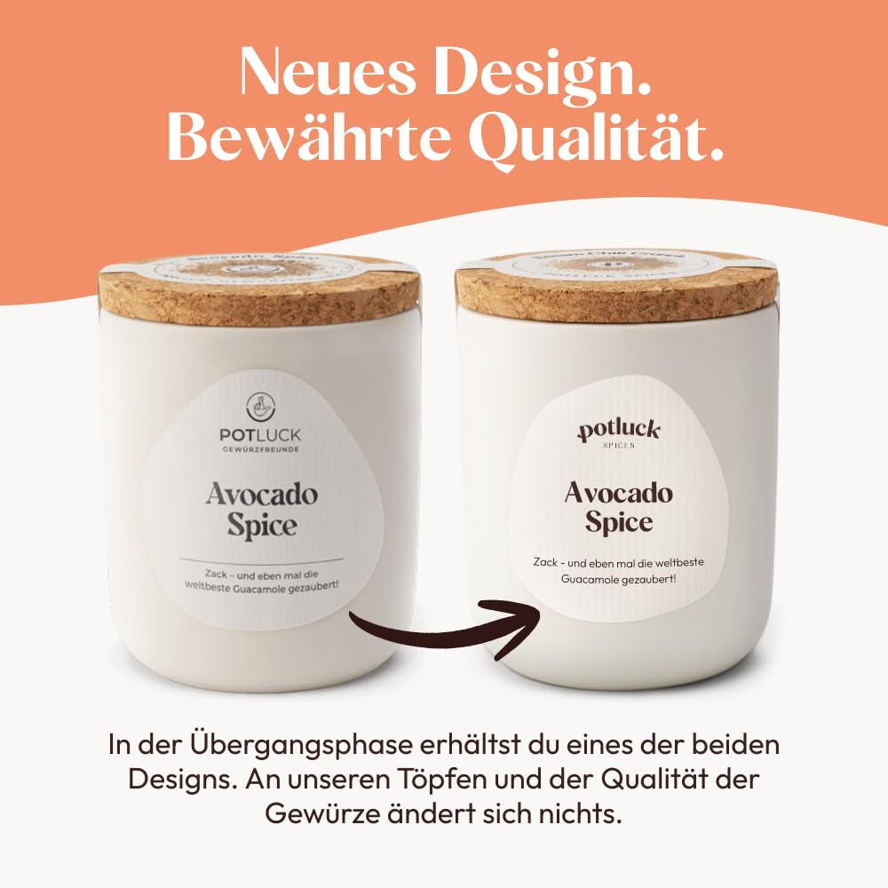 Potluck | Burger Spice | Würzmischung im Keramiktopf | 100g | Vegan, glutenfrei und mit natürlichen Inhaltsstoffen