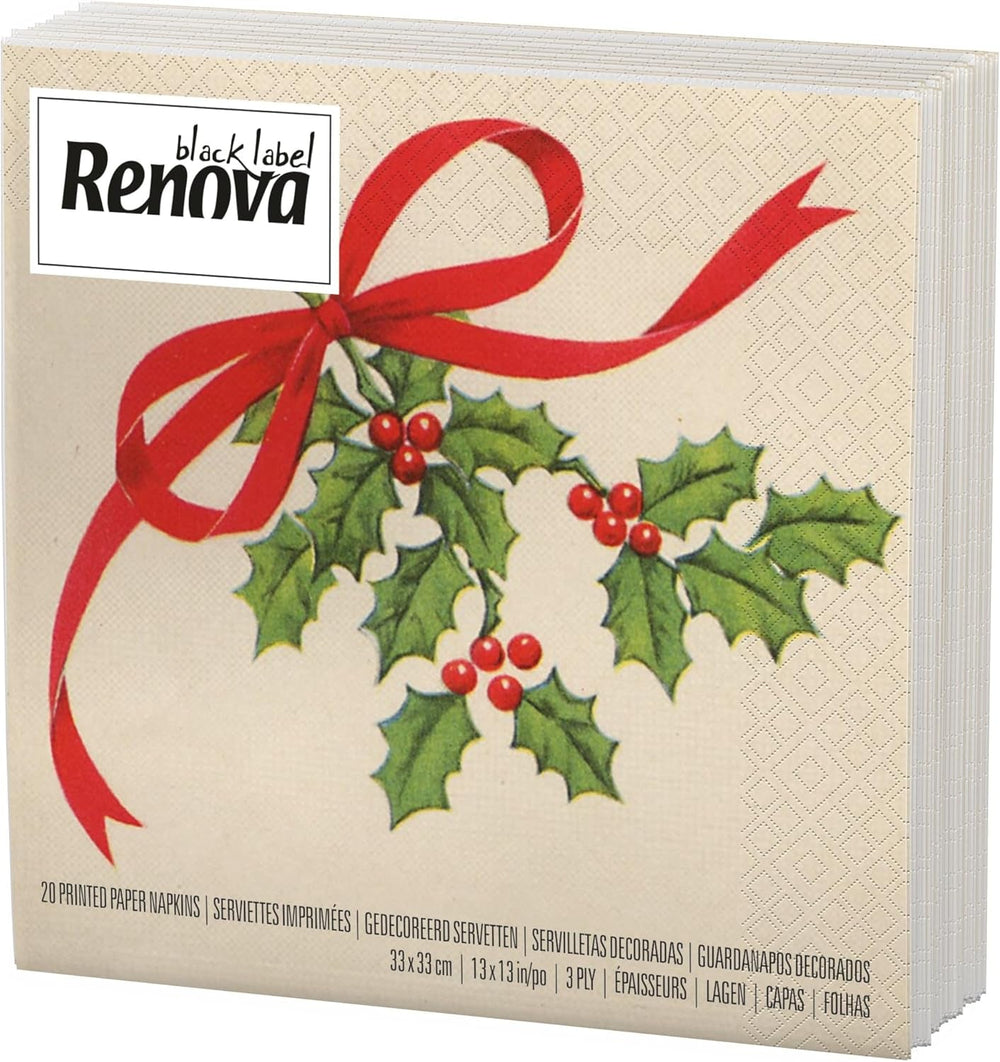 Șervețele Renova de Crăciun - 20 de șervețele de hârtie