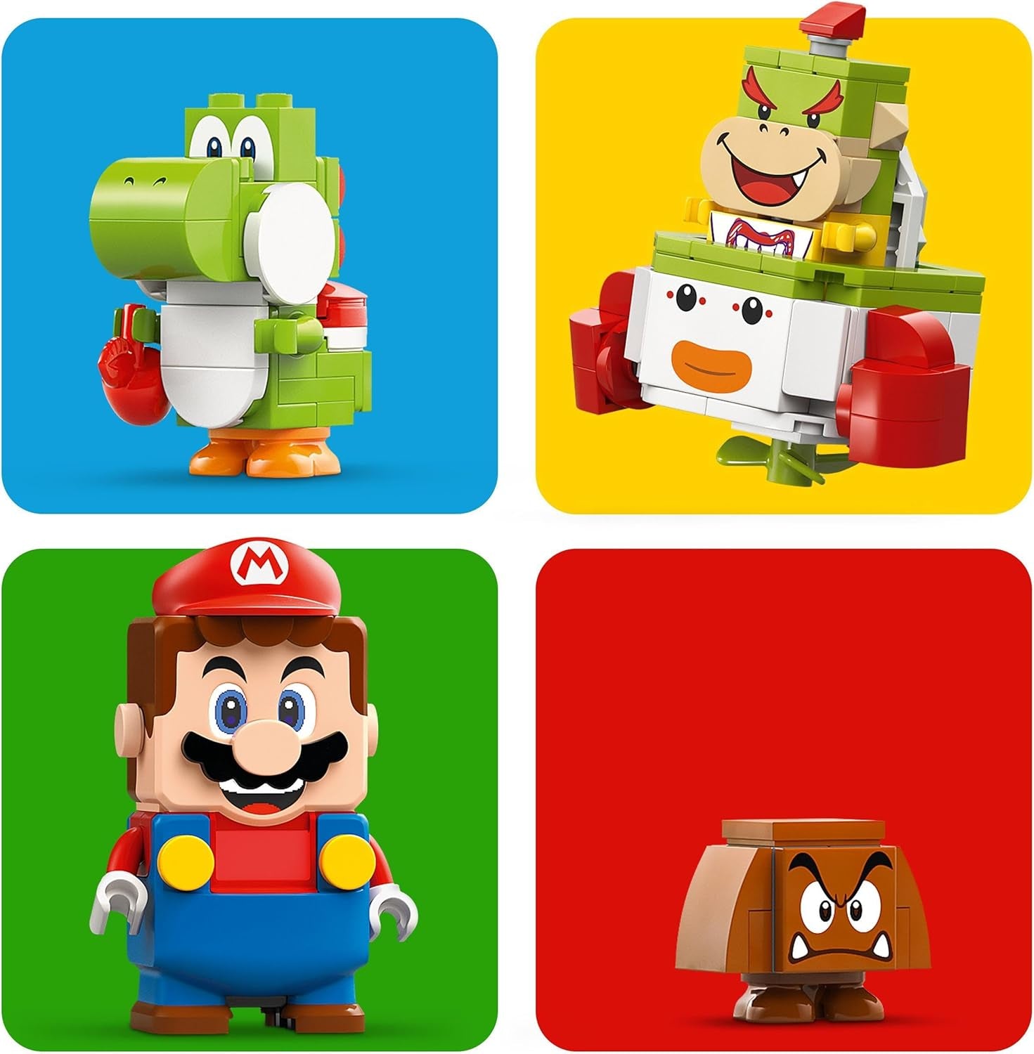 LEGO Super Mario Adventure cu Mario interactiv, set cu cărucior de clovn junior, Yoshi de jucărie, cadou Nintendo pentru băieți, fete și gameri de la 6 ani 71439 Seturi de constructie Besuche den LEGO-Store