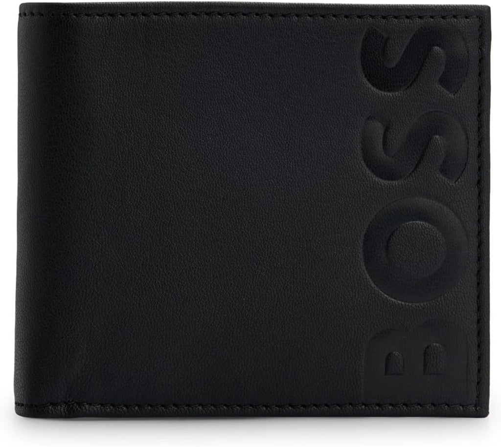 BOSS Bărbat Big Bb_4 Cc Portofel cu monede Portofel Barbati Naty Shop Negru1 O mărime se potrivește tuturor