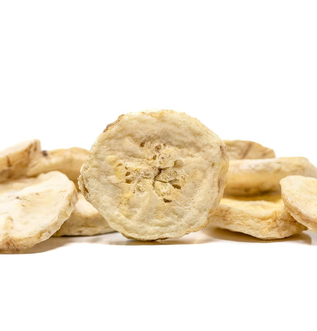 BRIX banane liofilizate | Banane naturale, uscate 140 g | Premiul Great Taste pentru fructe uscate, uscate | Fără OMG, fără gluten, vegan, vitamine conservate Produse deshidratate Naty Shop